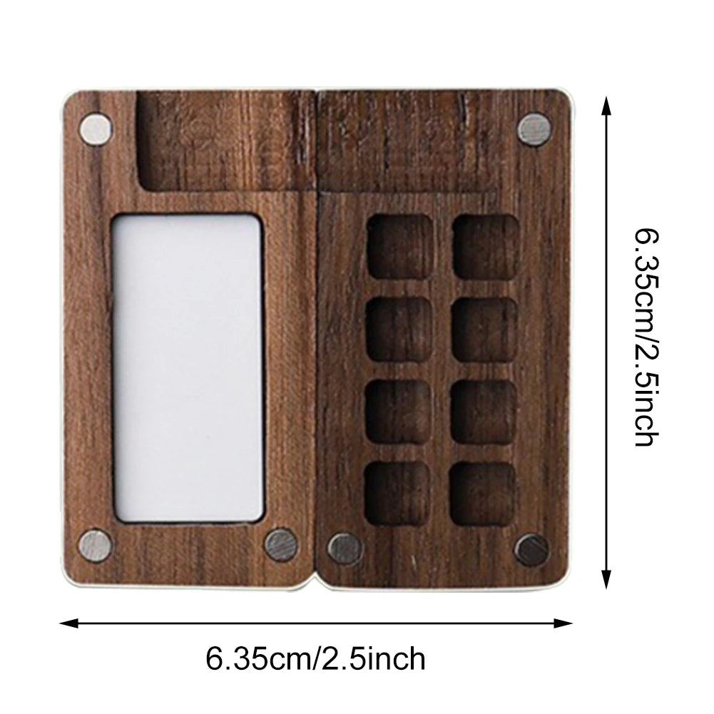 PixlPlug Portable Paint Palette – Walnut Travel Set™